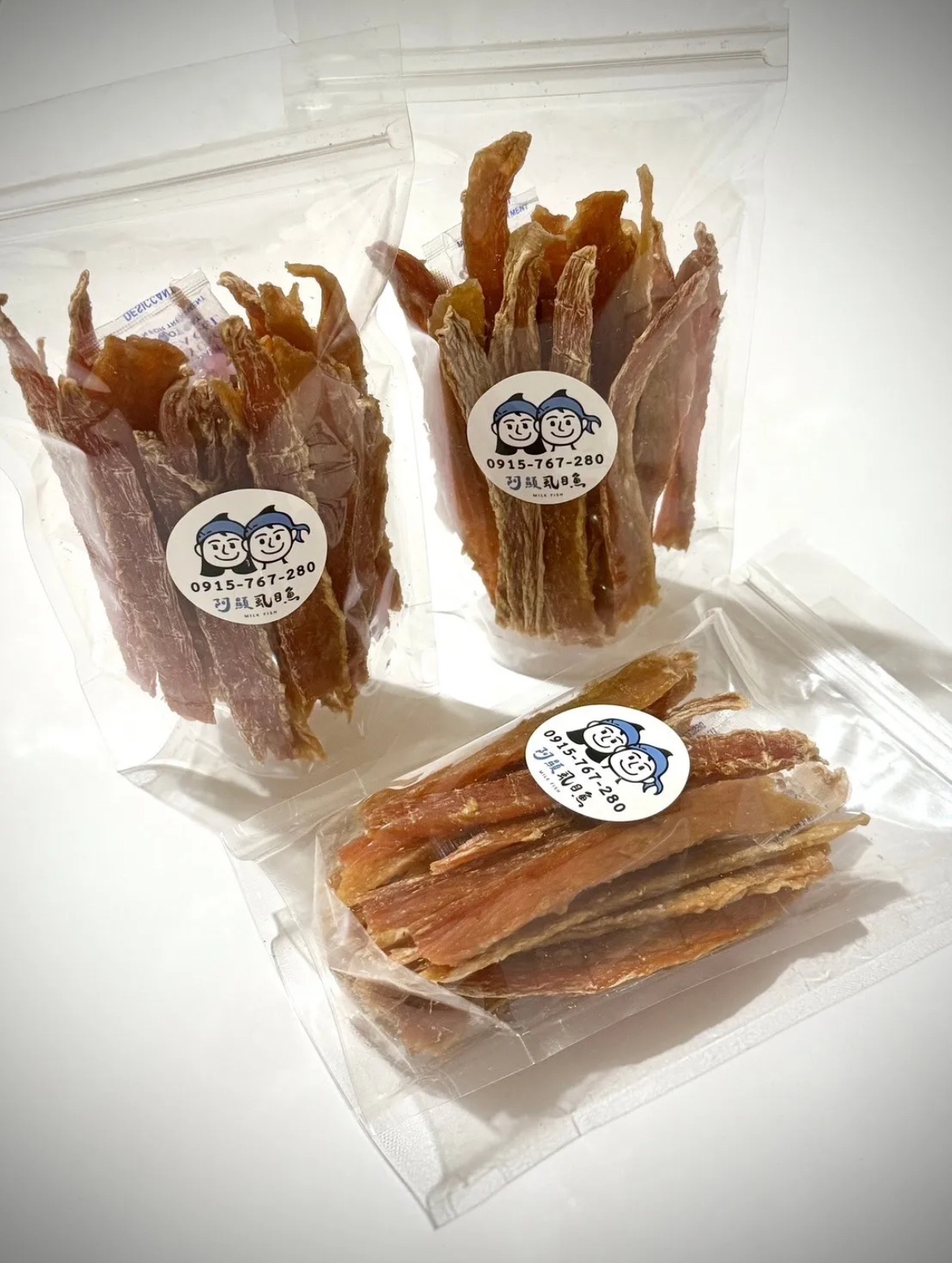 無添加虱目魚肉乾(寵物吃)
