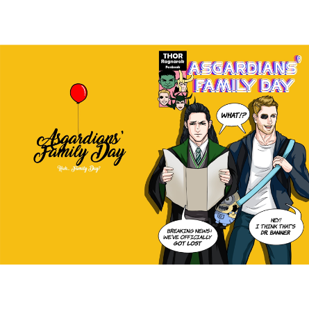 《Asgardians’ Family Day》索爾3：諸神黃昏 同人本