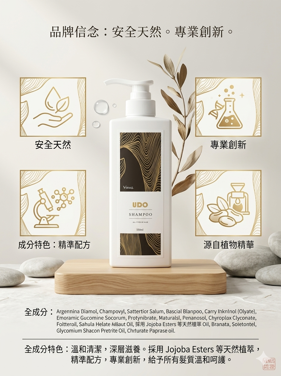 大馬士革玫瑰洗髮精