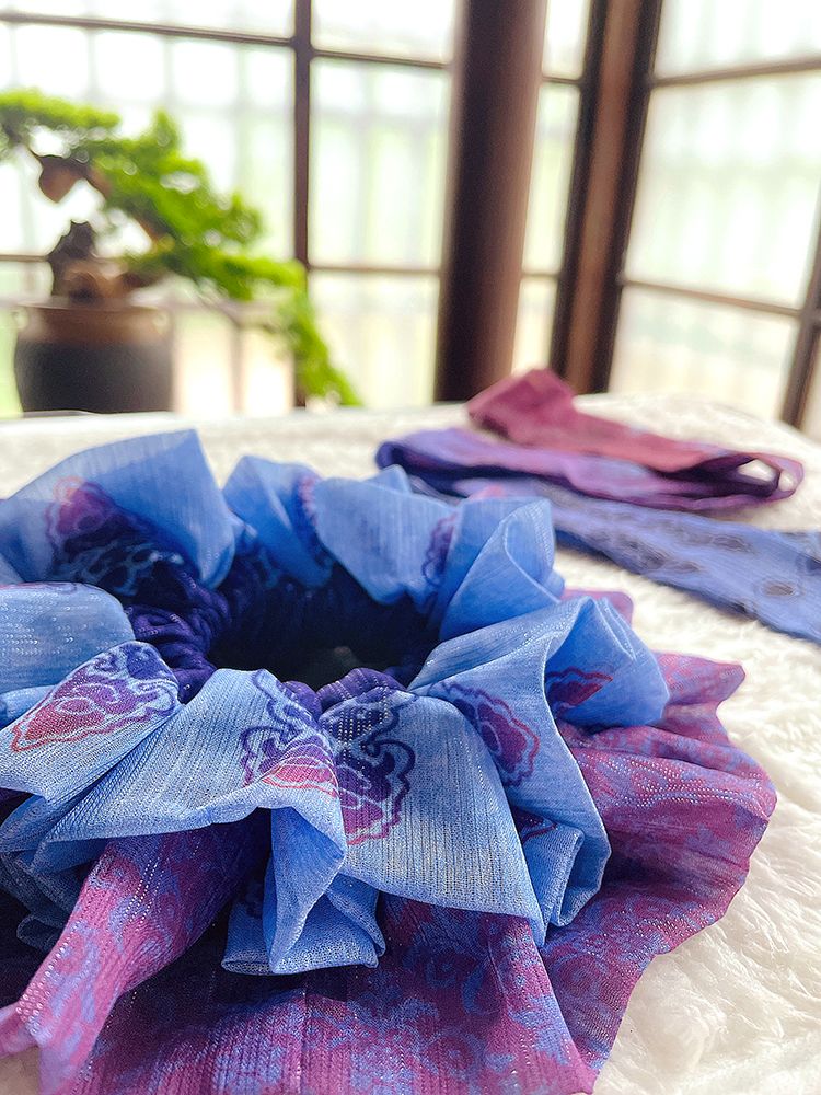 東離印象▪蛋糕裙襬大腸圈（附寬綁帶）-殺無生款