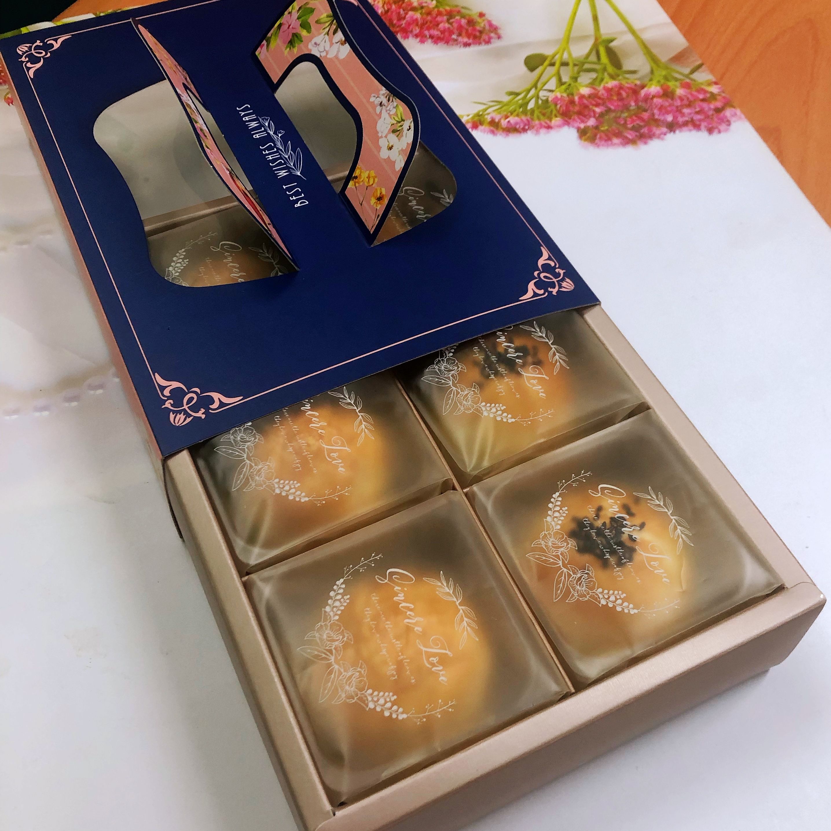 6入-奶油蛋黃酥禮盒-單一包裝手提盒