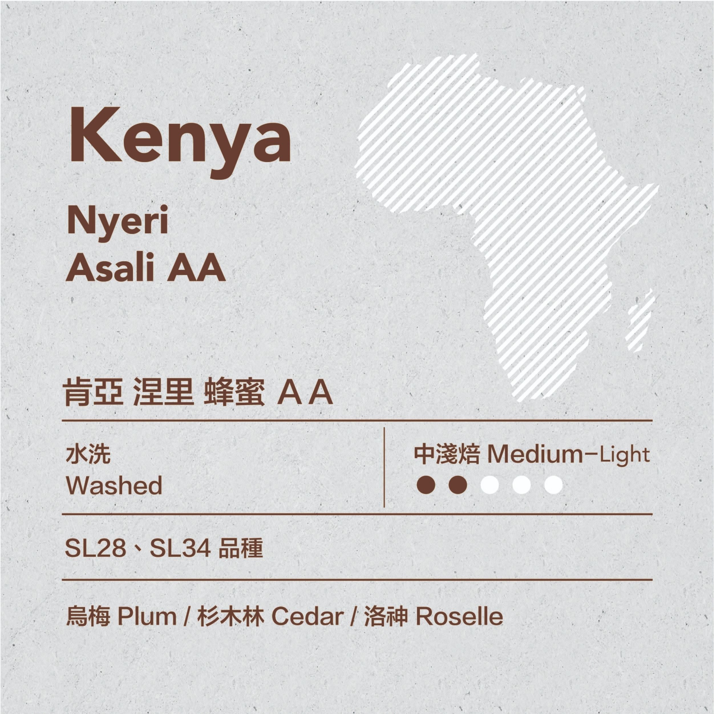✨帶森林味的咖啡✨肯亞 涅里 蜂蜜 AA 水洗 中淺焙