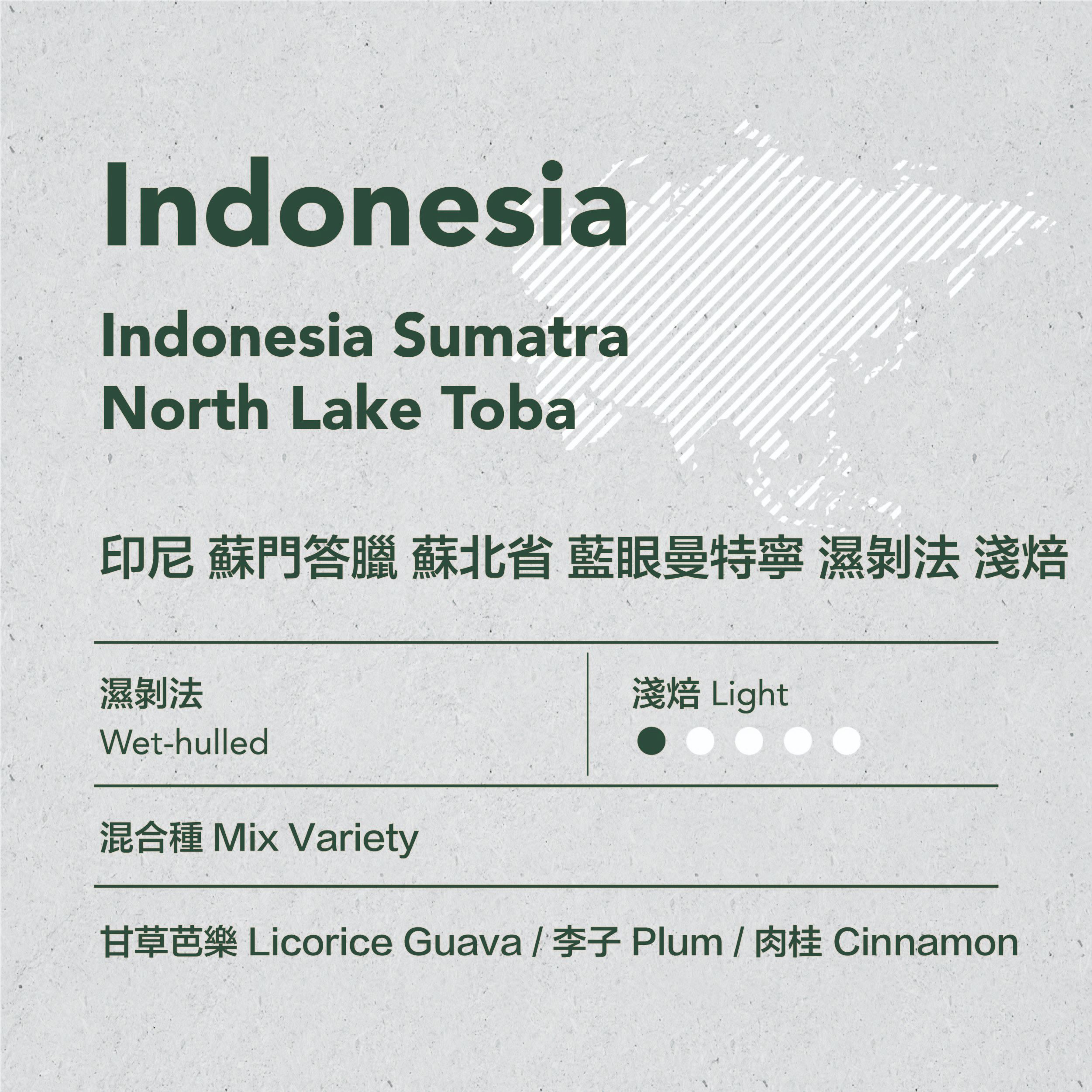 ✨少見焙度！淺焙曼特寧✨印尼 蘇門答臘 蘇北省 藍眼曼特寧 濕剝法 淺焙