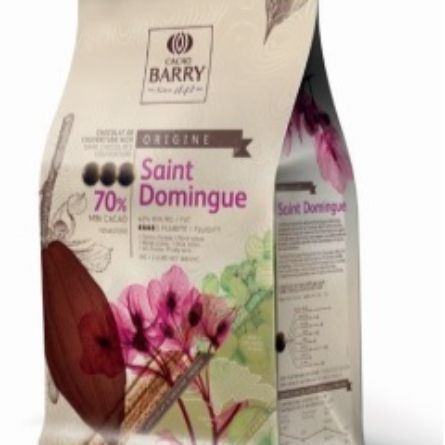 【老街烘焙坊】法國CACAO BARRY 可可巴芮 70% 聖多明尼克苦甜調溫巧克力（鈕釦型）