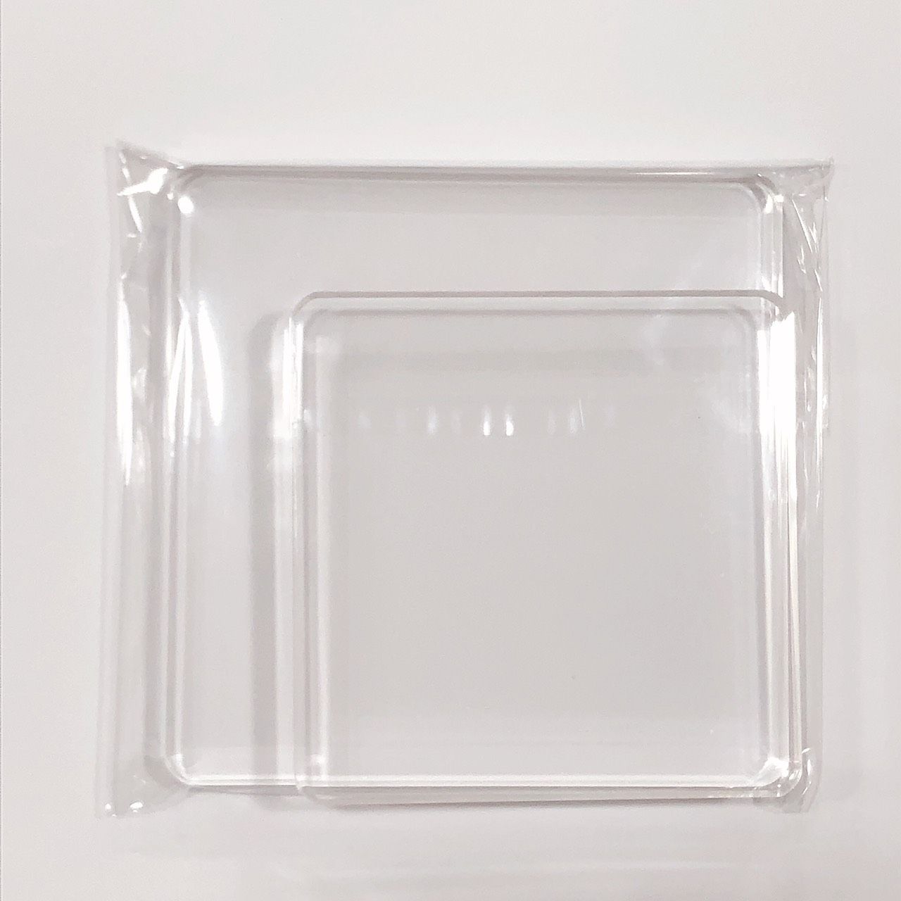 全透明 安全 倒圓角壓克力塊 （8x8 / 10x10 cm 厚度1cm ）