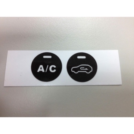 Ford Focus 貼紙 AC鍵 循環鍵 MK2