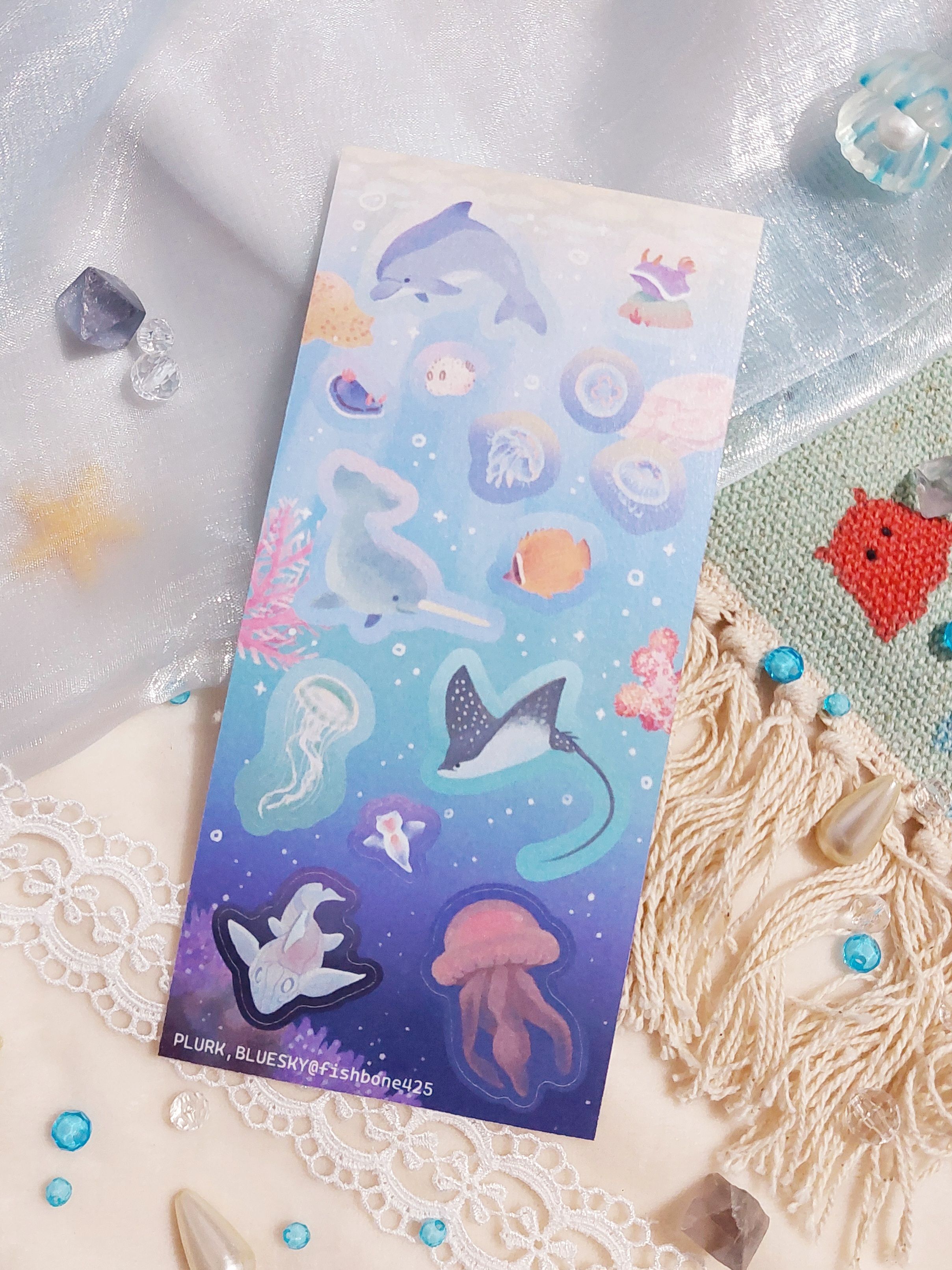 【原創】【捐款商品】海洋生物和紙貼紙