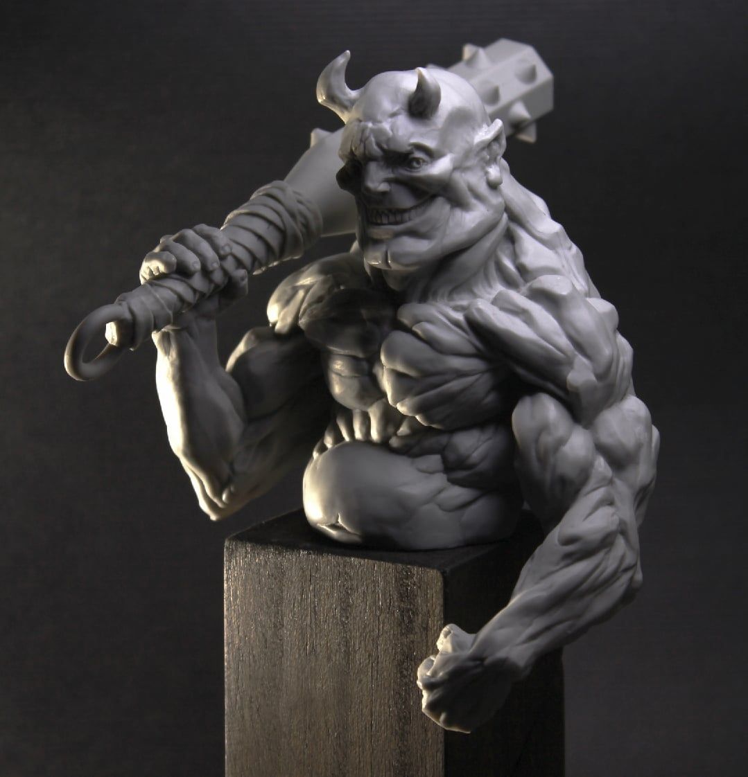 1/24 鬼金棒胸像