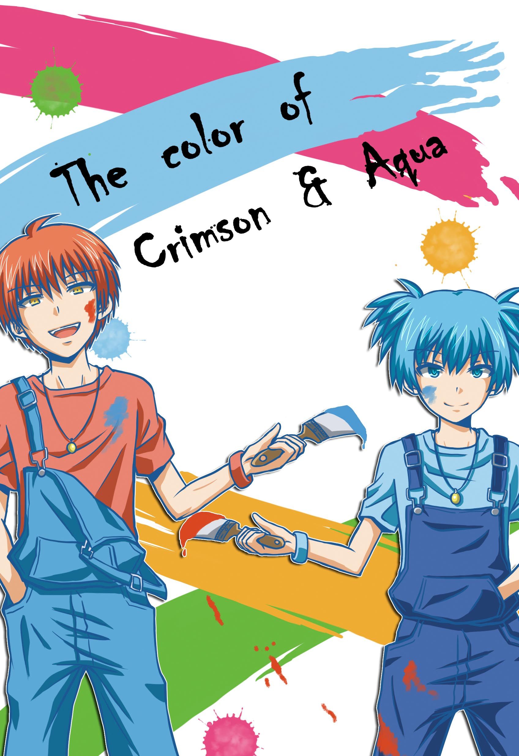 【同人誌】暗殺教室全彩畫集+短篇漫畫本