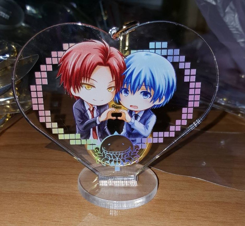 7年業渚夫夫恩愛壓克力吊飾+立牌