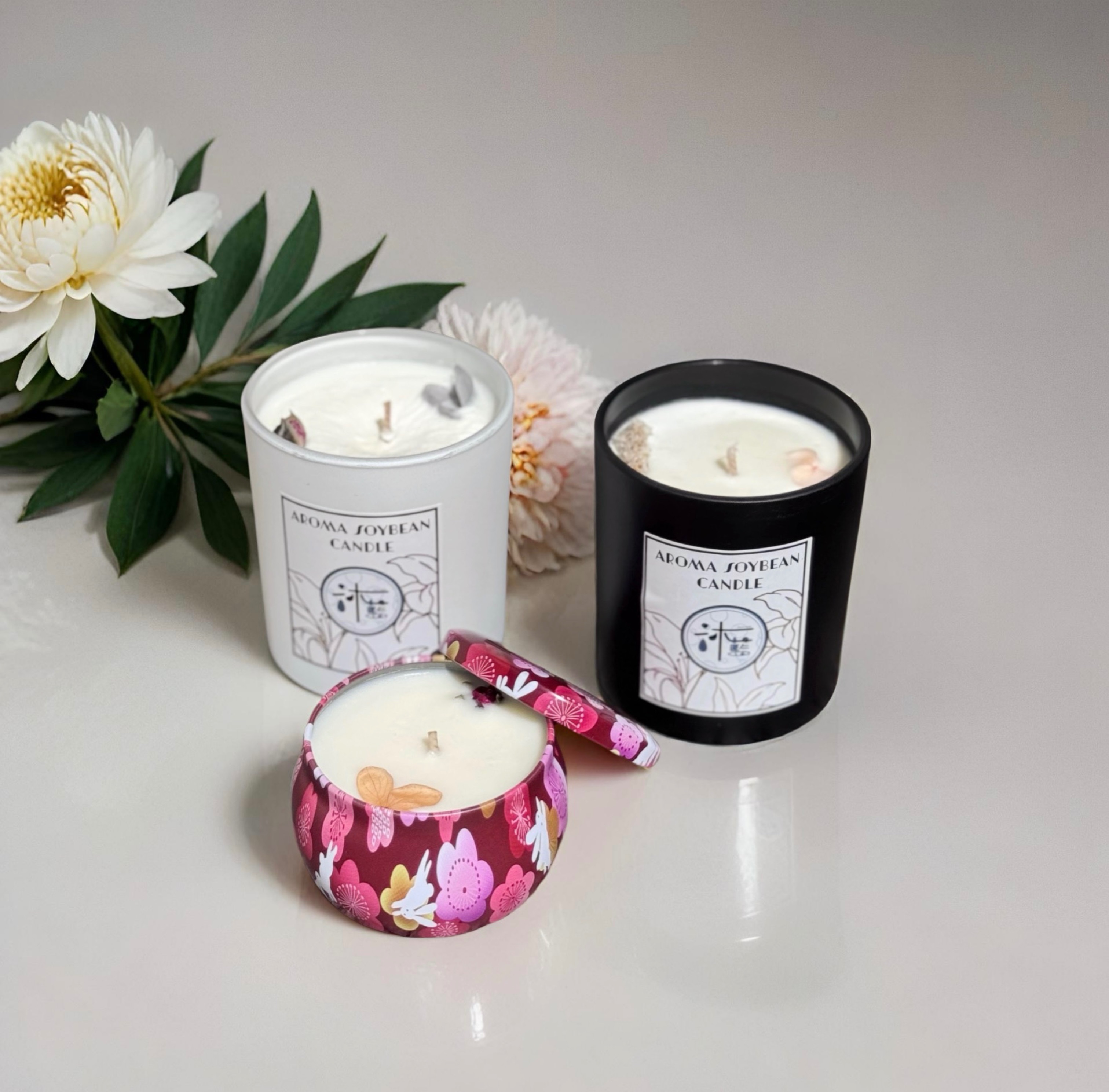 玻璃瓶香氛蠟燭