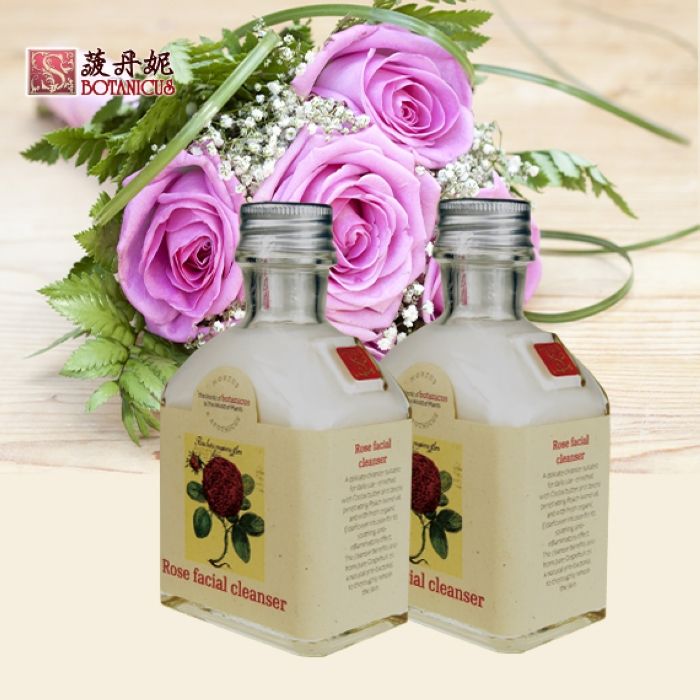 限定~5折起【菠丹妮 BOTANICUS 台灣總代理公司貨】玫瑰臉部活膚乳195ml玻璃瓶（品號05835）