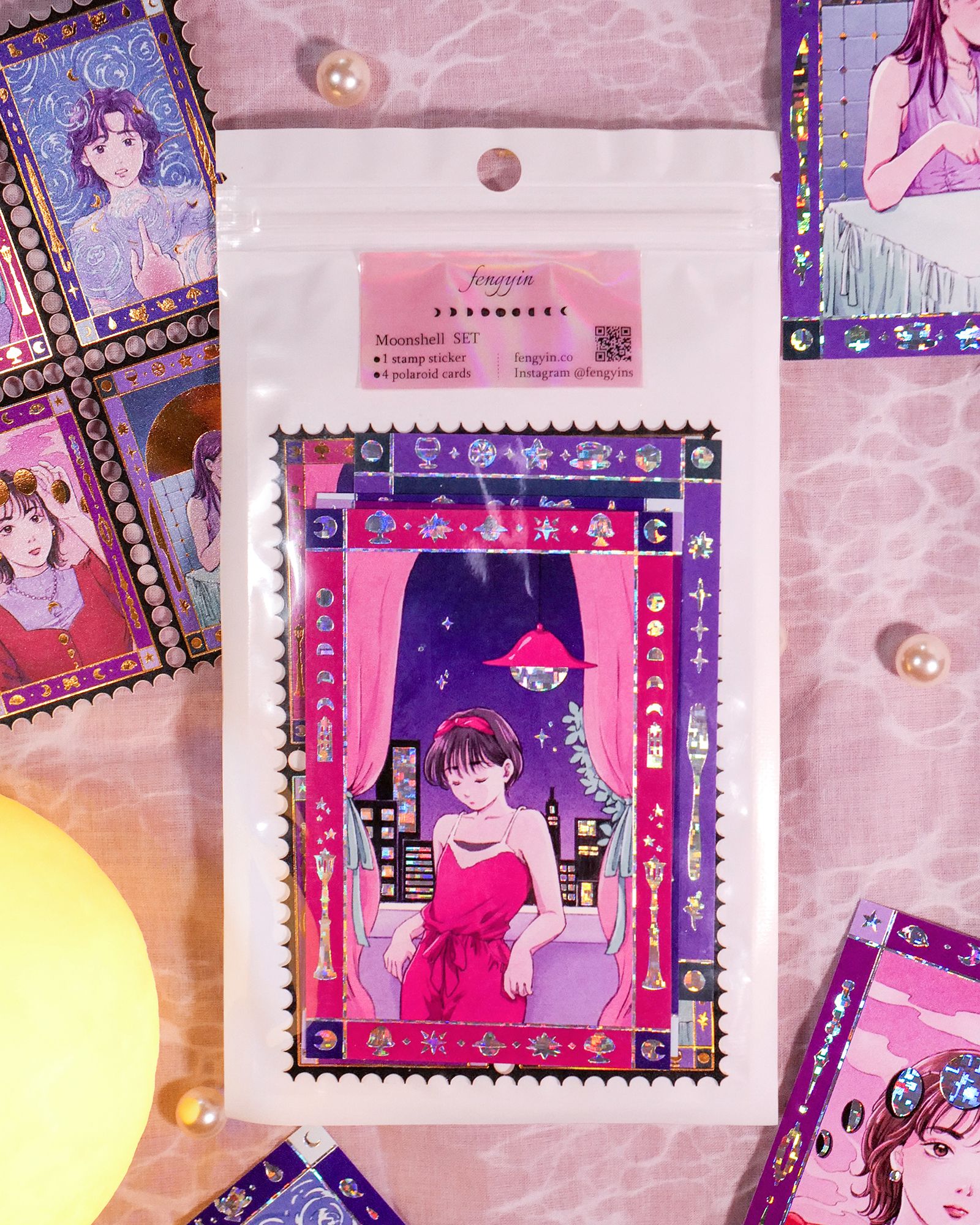 𝑴𝒐𝒐𝒏𝒔𝒉𝒆𝒍𝒍 寄居之月 | 郵票貼紙 X 拍立得套組