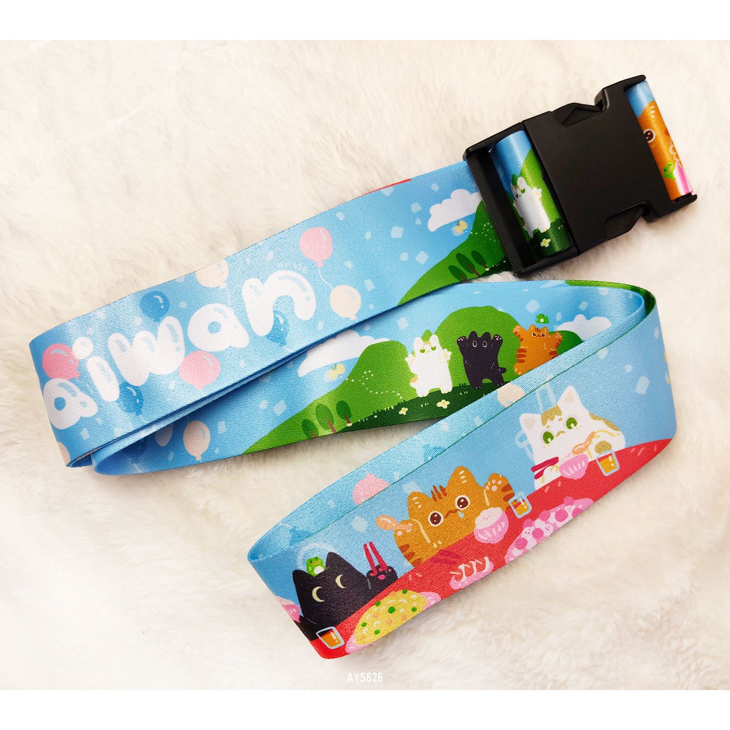 【現貨】台灣貓貓行李束帶