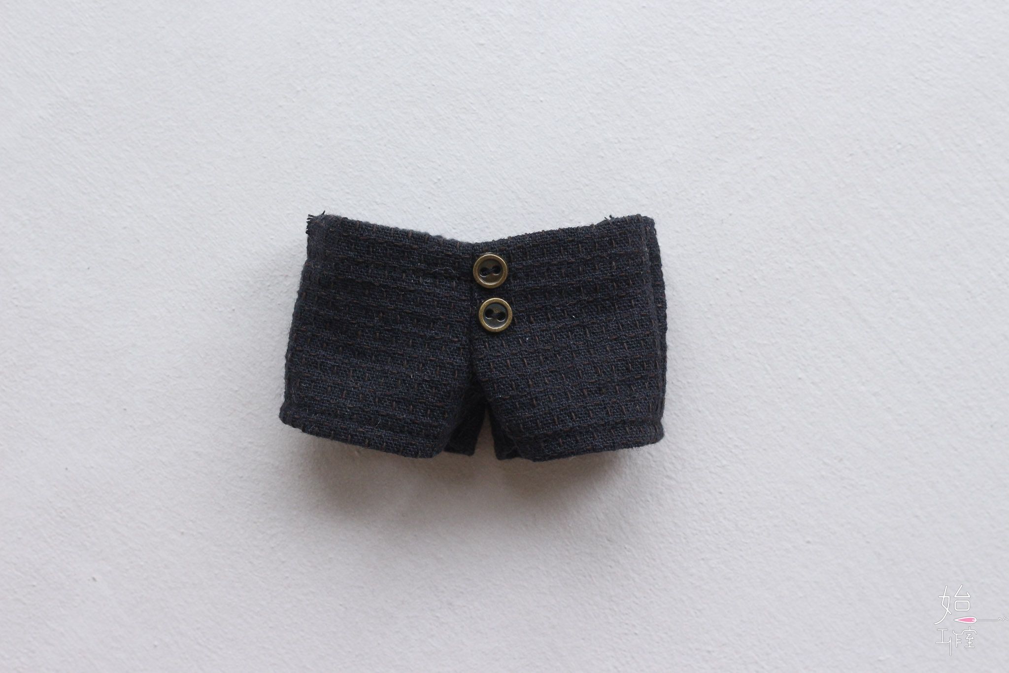 鈕扣褲（棉花娃10cm適用）