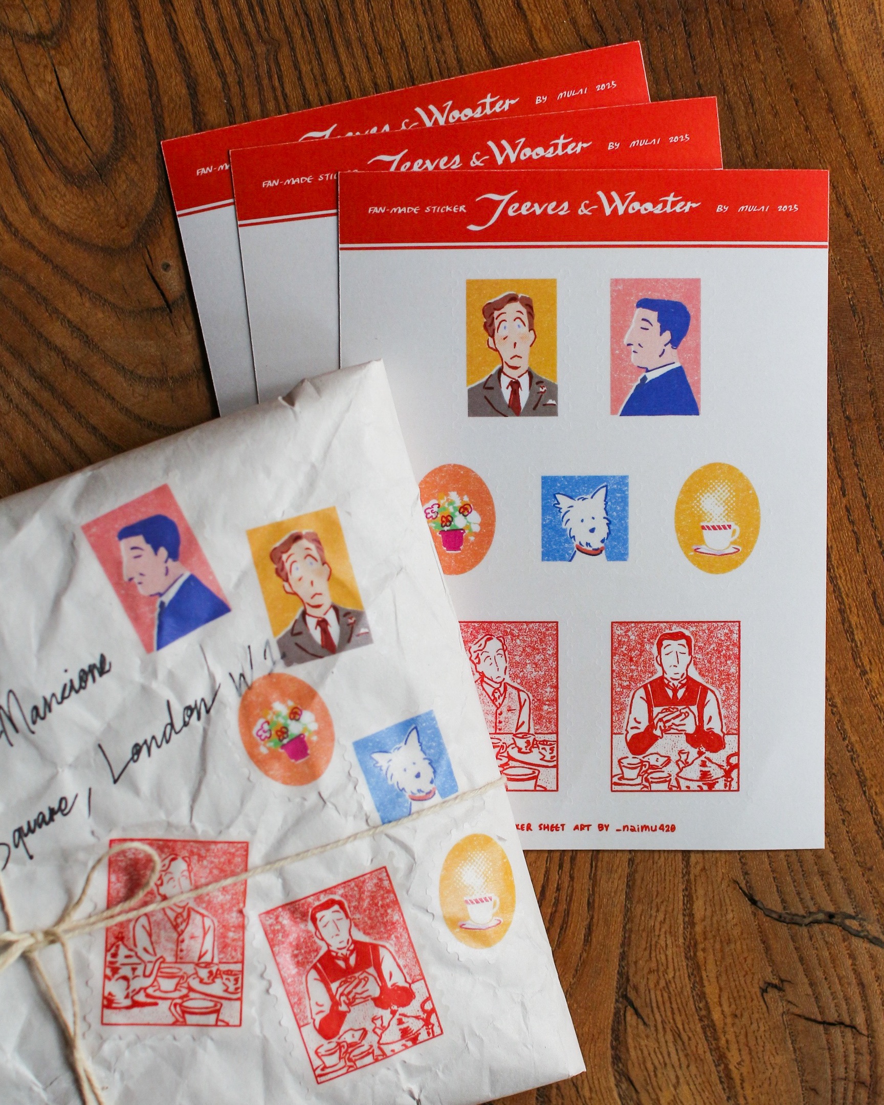 萬能管家 郵票造型和紙貼紙