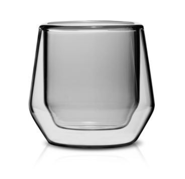 有把手（75ml無）  雙層隔熱玻璃杯 台灣製造（透明，燻黑兩色）