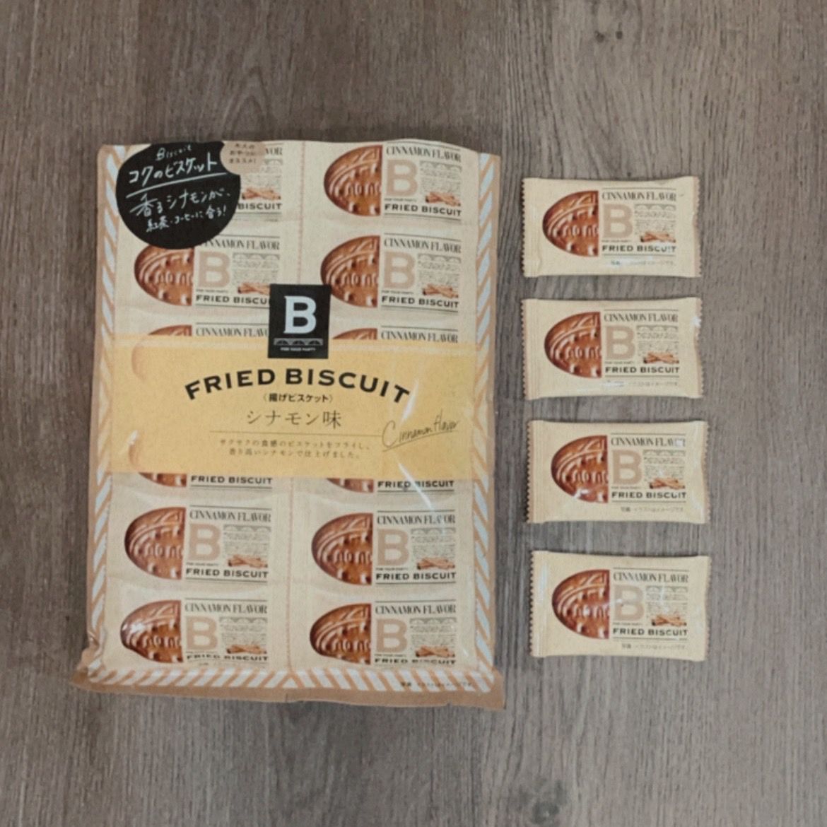 （即期優惠）  日本 FRIDE BISCUIT 風味炸餅乾 肉桂味/鹽味 （約13片/包）