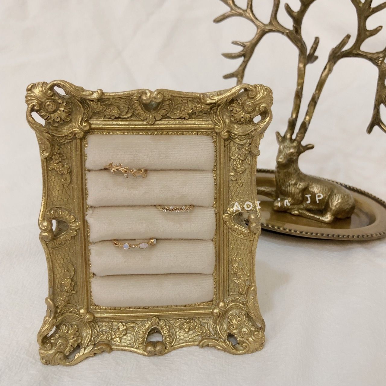 復古質感戒指收納框_小款