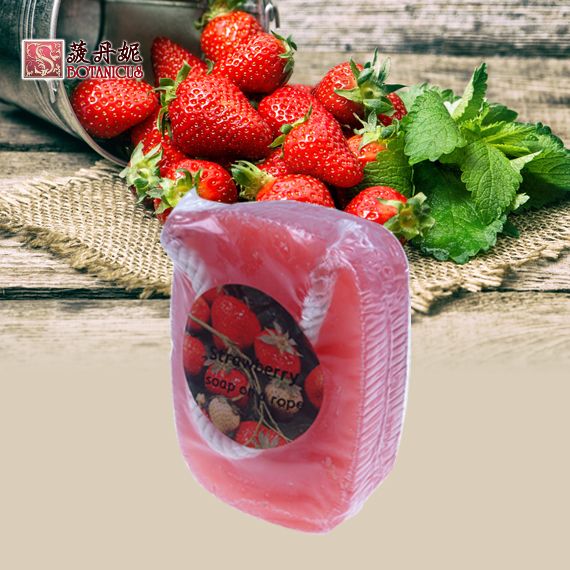 【菠丹妮 Botanicus 台灣總代理公司貨】草莓手工皂 190g 懸掛式 （品號05275）