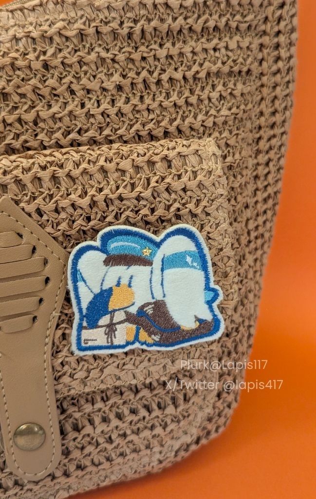 精靈寶可夢▼長翅鷗刺繡別針