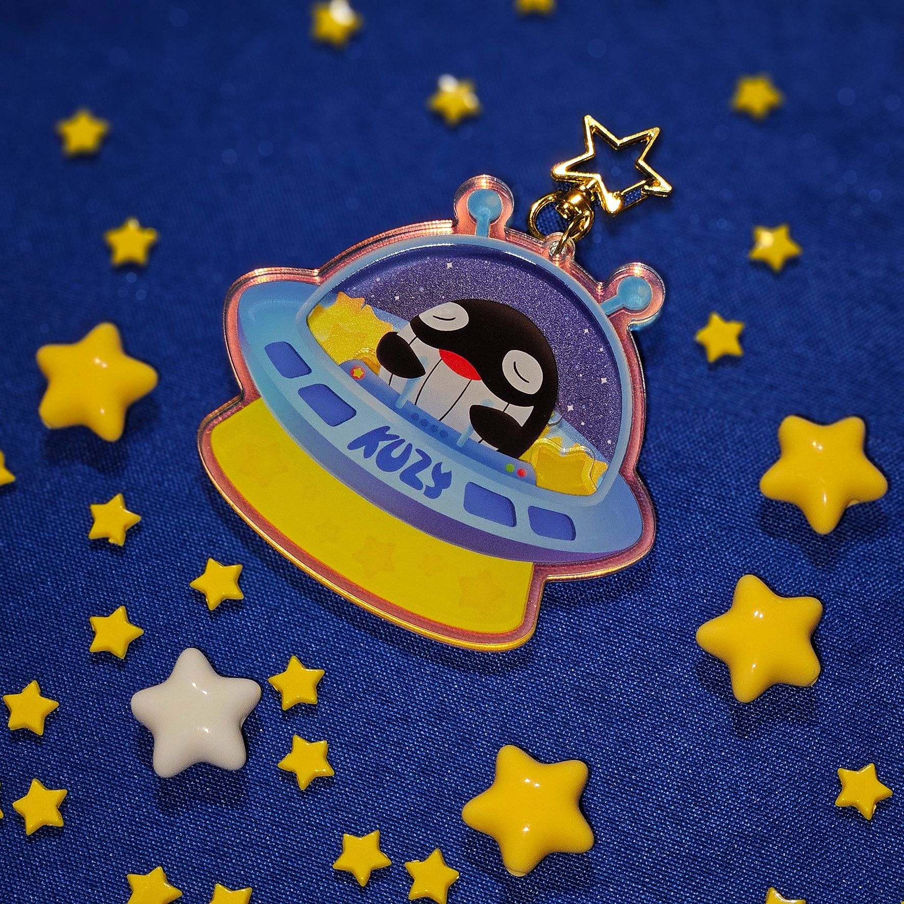 【小鯨魚酷西】星空蒐集搖搖樂吊飾