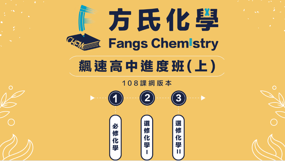 飆速高中進度班（108課綱）-上（含上課影片+上課講義*3）