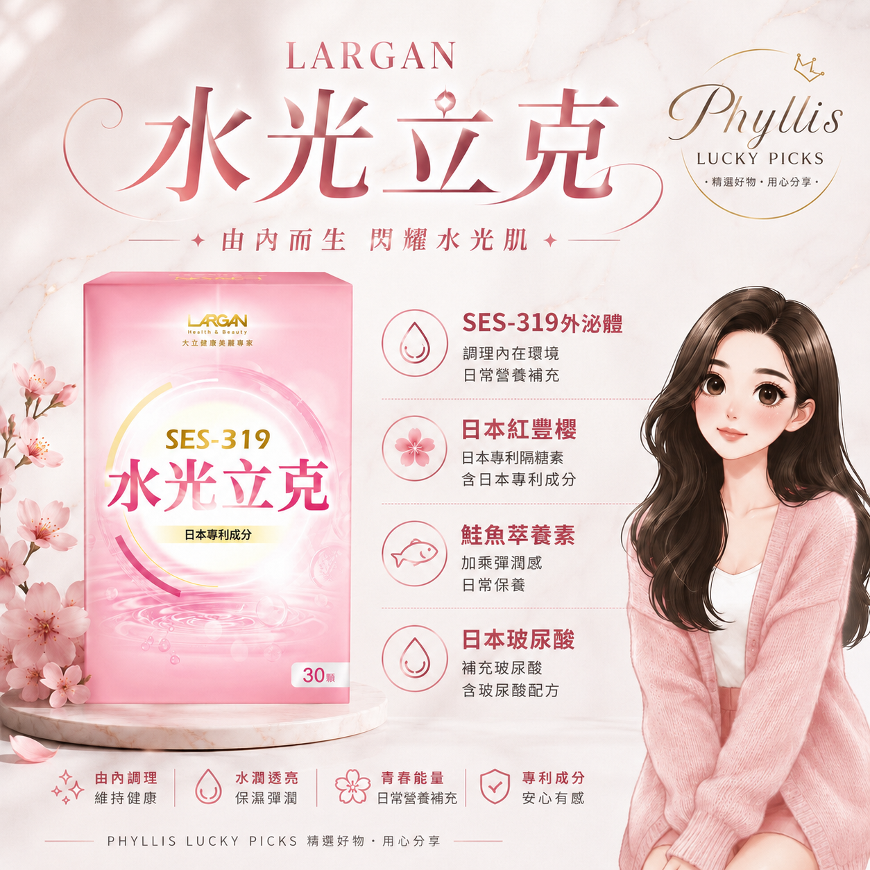 解決表面困擾｜水光立克－水光錠 ＃營養師推薦#吃的防曬