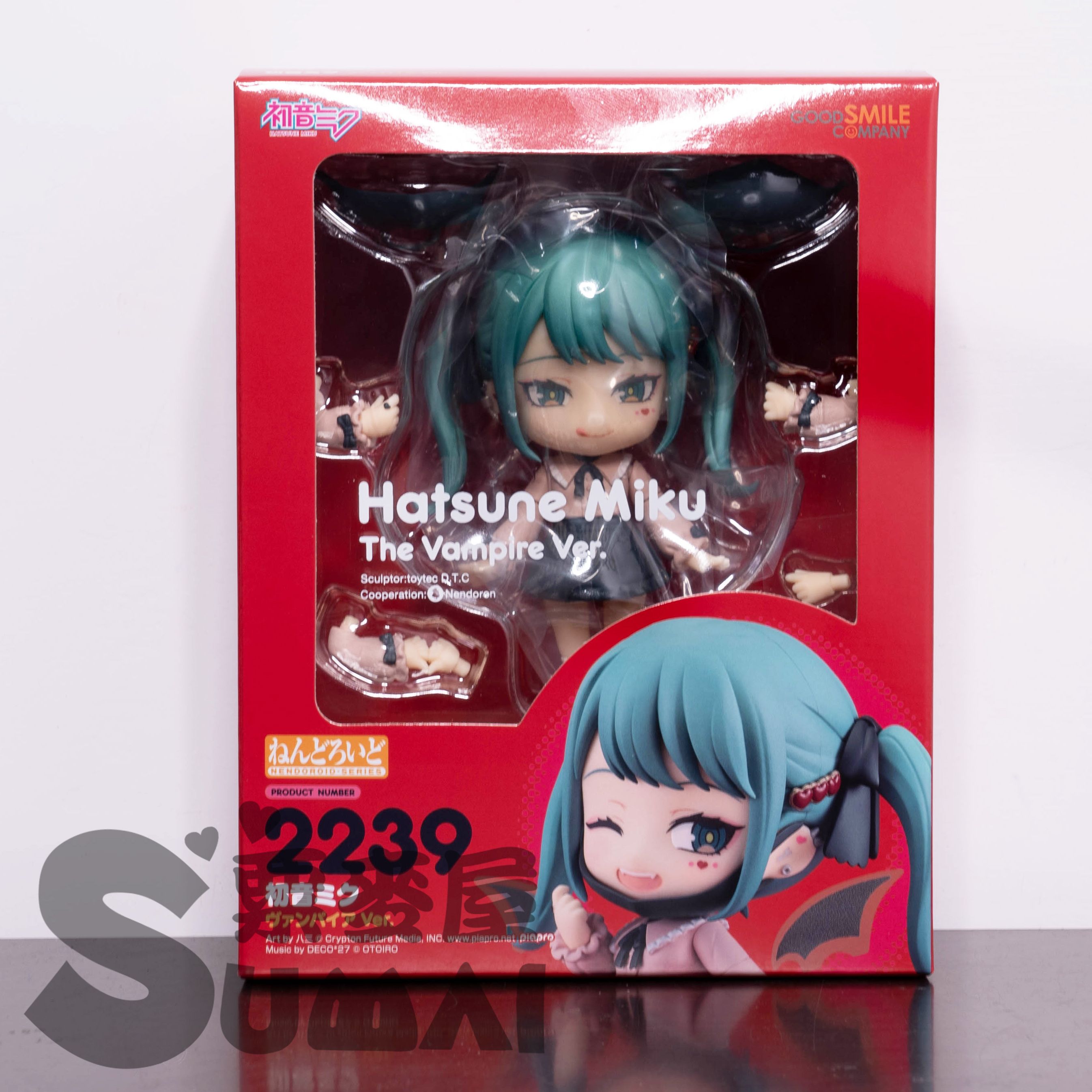 【SuMai粟麥屋】現貨 代理版 GSC 黏土人 初音未來 吸血鬼 Ver. 地雷系 量產型 雙馬尾