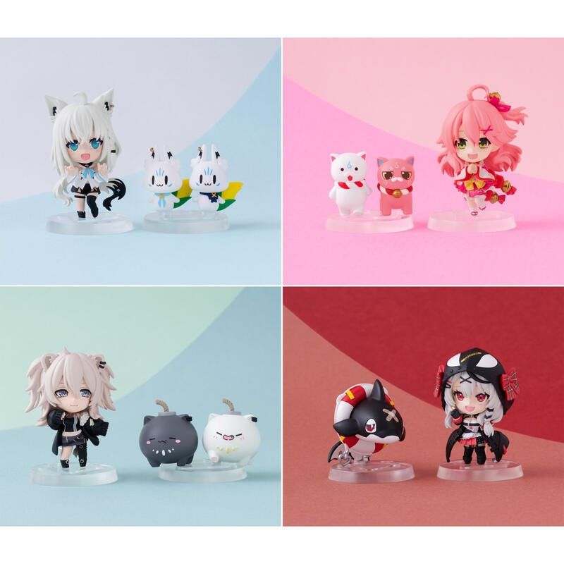 【SuMai粟麥屋】現貨 萬代 盒玩 HOLOLIVE Q版 公仔 Vol.2 白上吹雪 櫻巫女 獅白牡丹 沙花叉克蘿耶