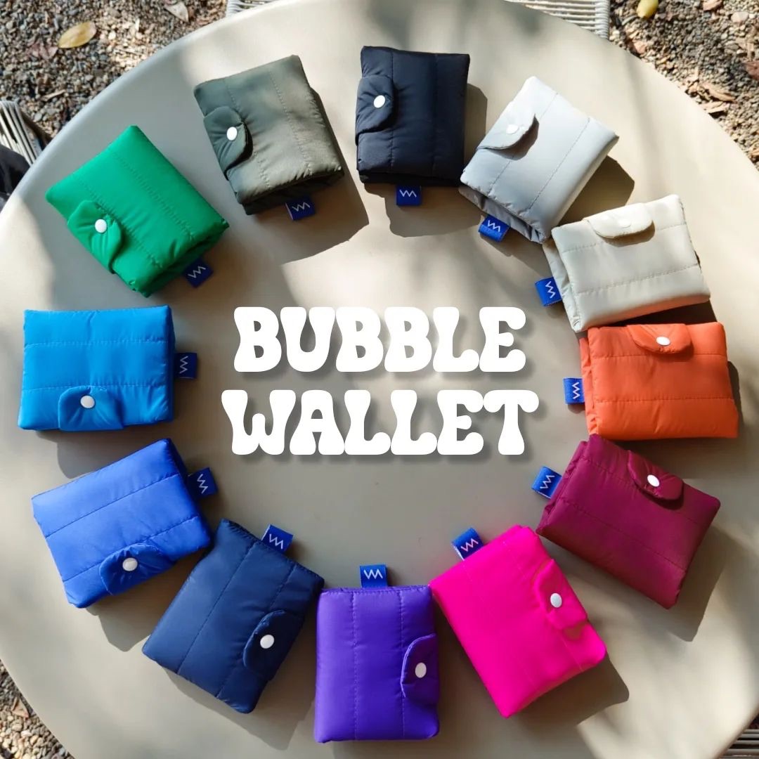 預購🫧空氣感錢包 BUBBLE WALLET 卡夾 輕便 多色