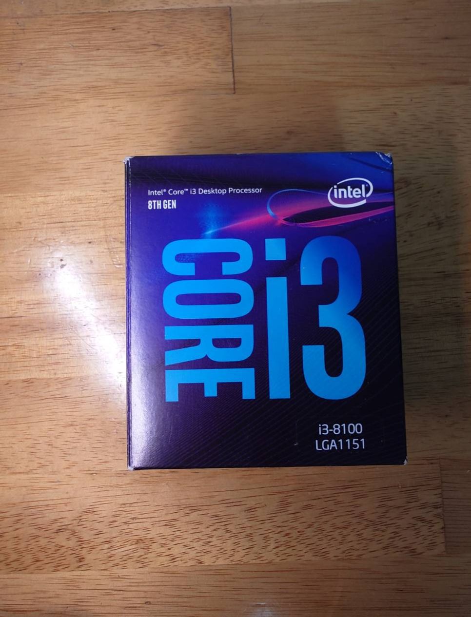 intel i3-8100 完整盒裝 含原廠風扇