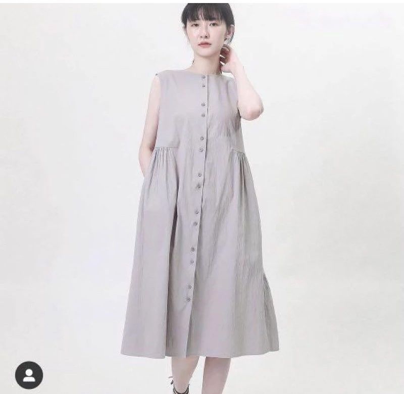su:mi情懷無袖洋裝灰色