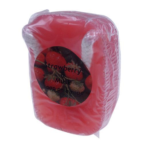 72折起~原價@550【菠丹妮 BOTANICUS 台灣總代理公司貨】草莓＆麝香手工皂190g （品號05925）