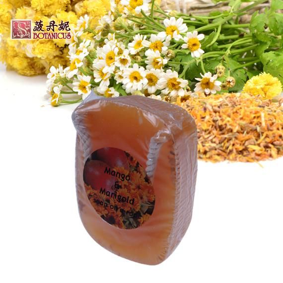 72折起~原價@550【菠丹妮 BOTANICUS 台灣總代理公司貨】金盞花＆芒果手工皂190g（品號05680）