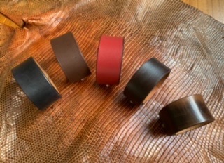 KHLS手工皮革-寬版皮手環