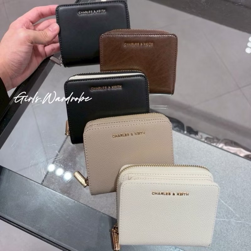 🇸🇬小ck立體logo耐刮拉鍊式短夾10770621