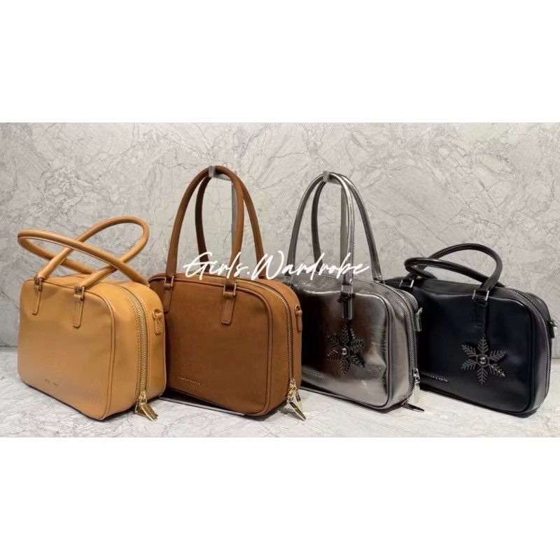 🇸🇬小ck ￼附背帶波士頓包 保齡球包 肩背包 斜背包