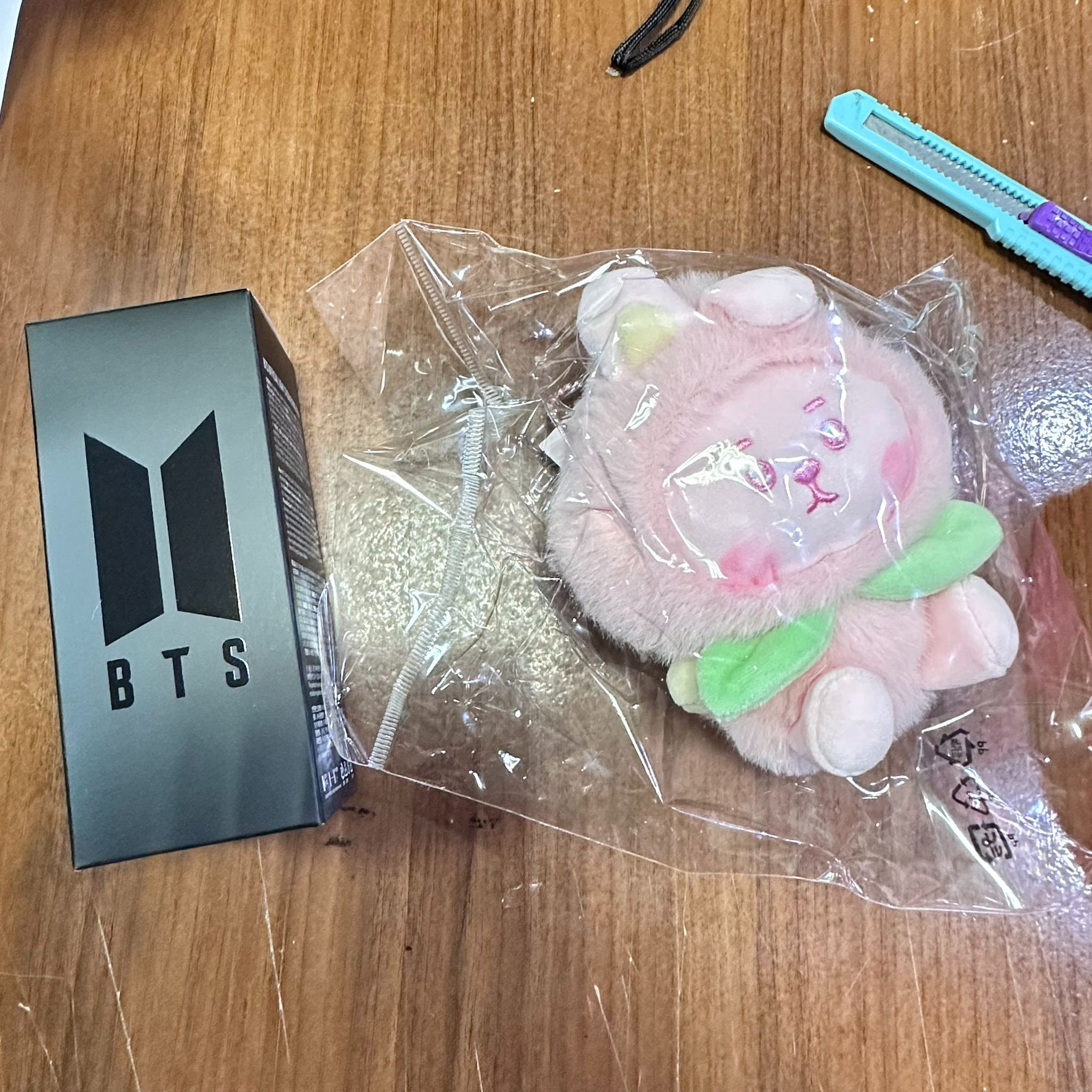 阿米棒鑰匙圈/BT21水蜜桃系列