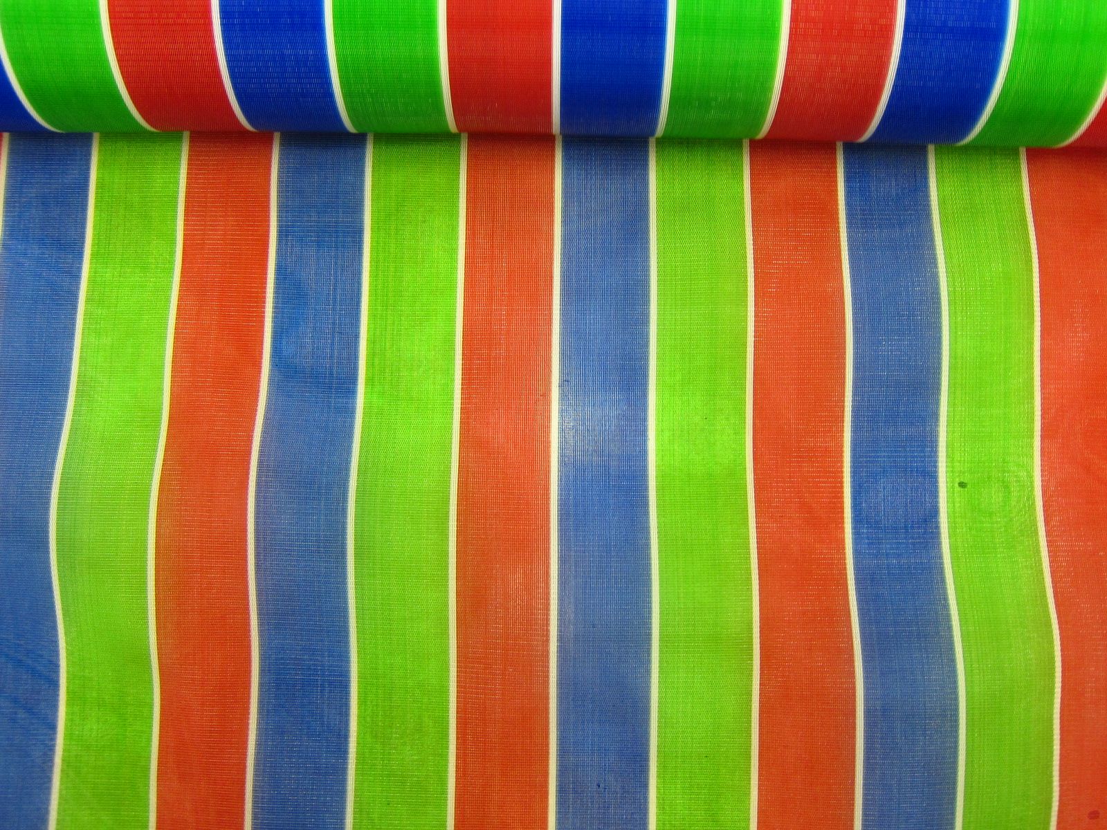 台灣製茄芷布-粗條紋-紅藍綠彩紋-100%NYLON、台灣製造