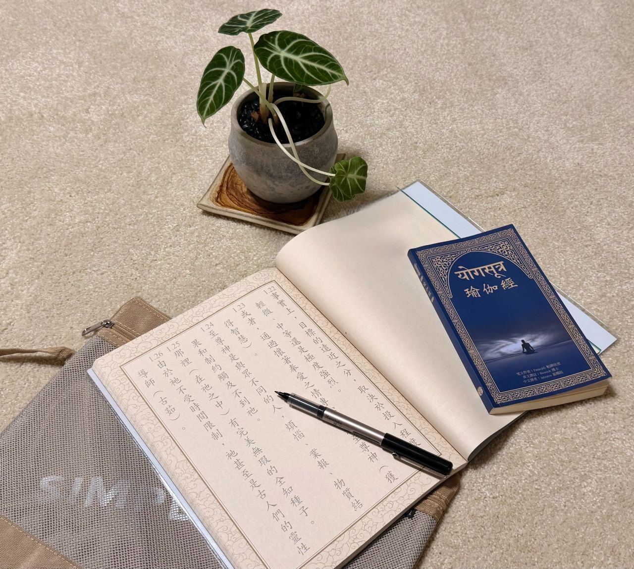 瑜伽經臨摹本套裝組 Patanjali’s Yoga Sutra Tracing Book
