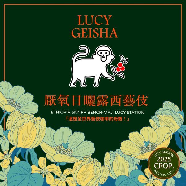 厭氧日曬露西藝伎 /  衣索比亞 / 班奇馬吉 / 露西處理站 / 頂級 G1 藝伎