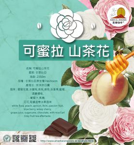 衣索比亞  可蜜拉山茶花  日曬 淺中焙