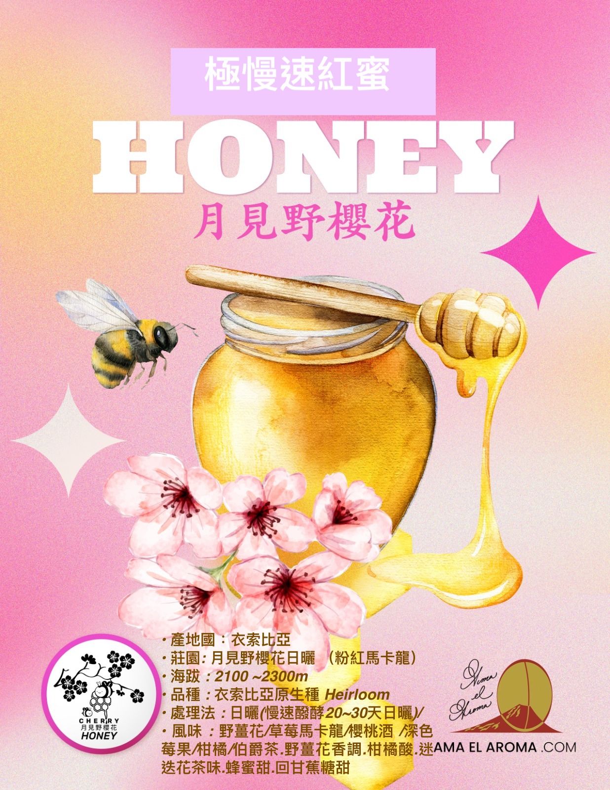 月見野櫻花 – 花蜜處理