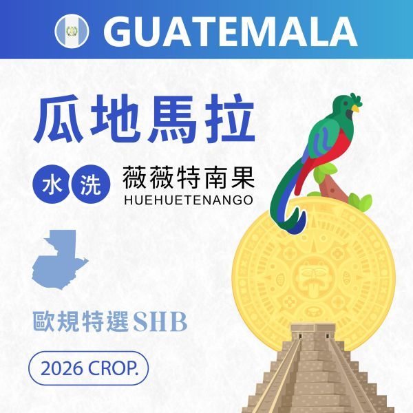 2026 | 瓜地馬拉 | 薇薇特南果 | SHB 歐規特選
