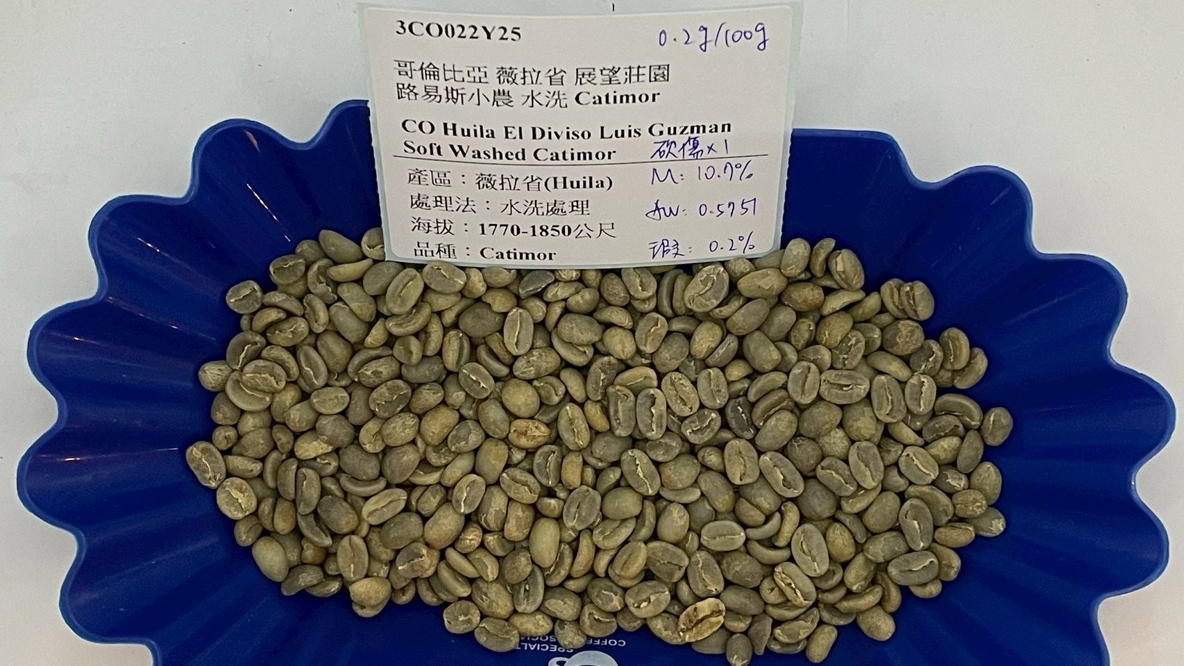 哥倫比亞 薇拉省 展望莊園 路易斯小農 水洗 Catimor
