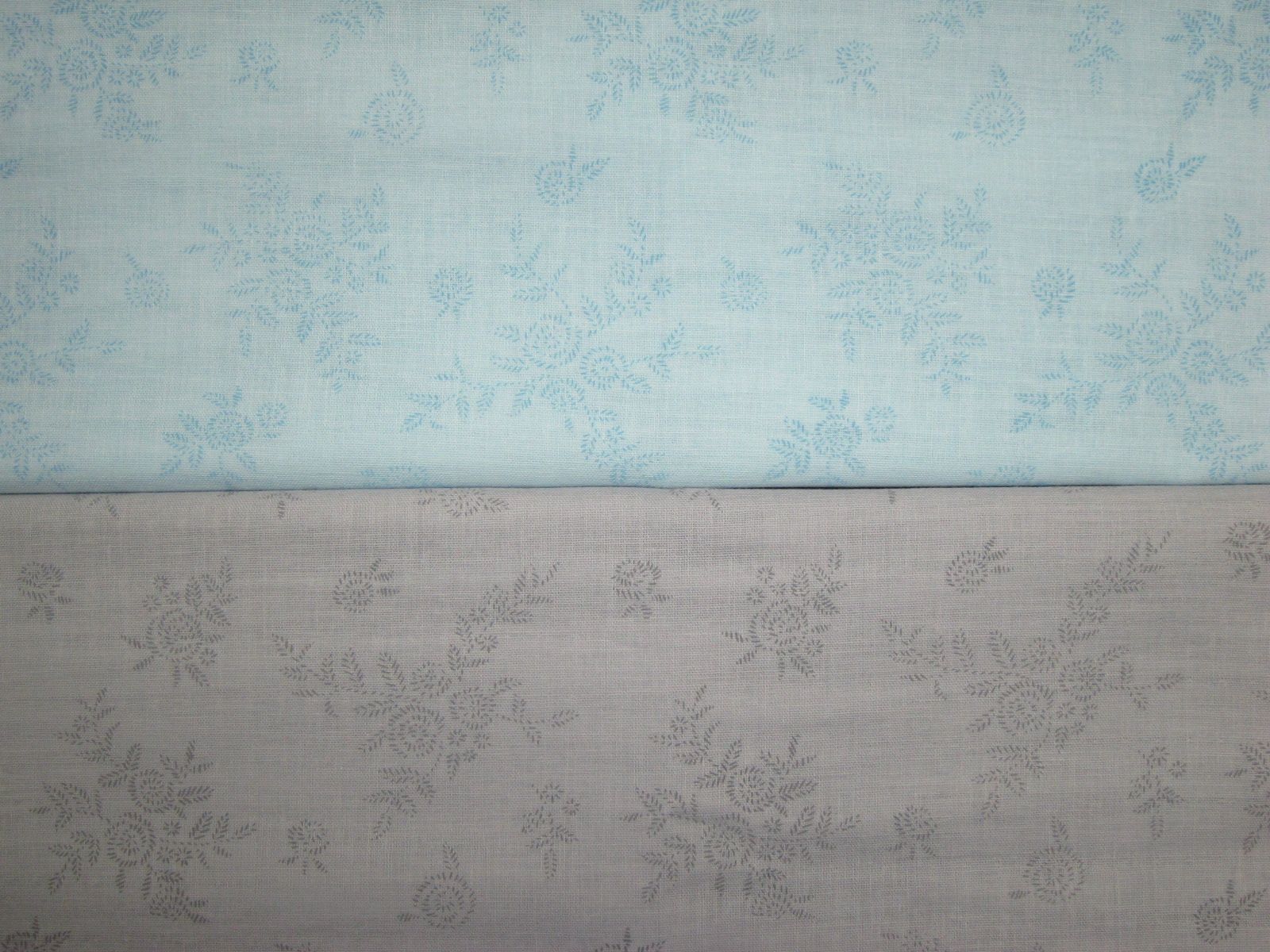 極度舒適日本進口二重紗-點點花-水藍底、灰底-100%純綿、日本製造