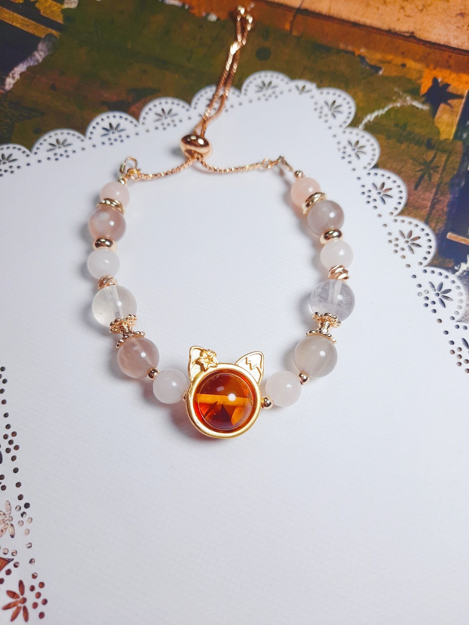 天然石手鍊｜E.F