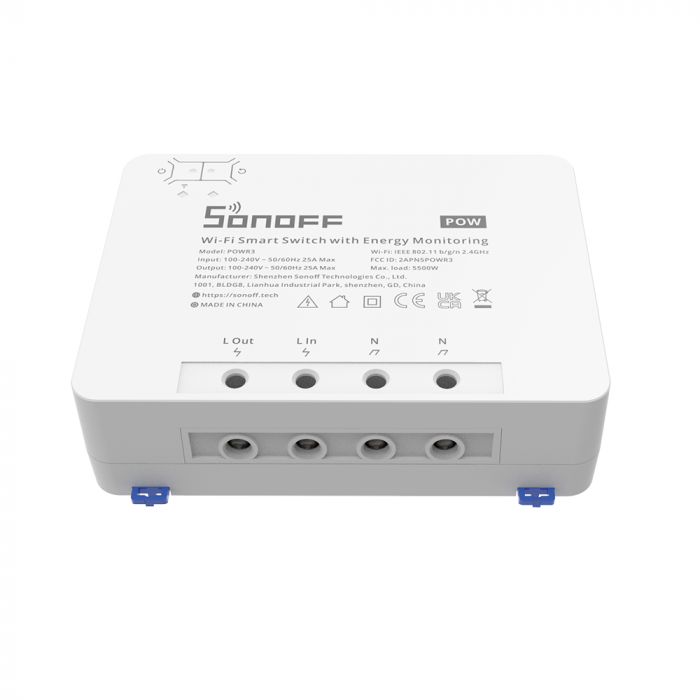SONOFF POWR3 智慧電力監控25A含智慧開關WI-FI版