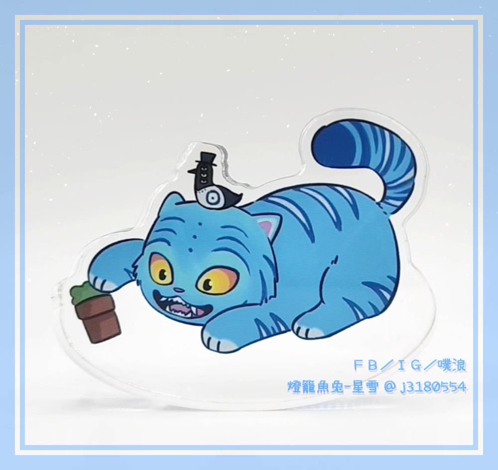 ★新品★《小老虎＆小喜鵲》7cm厚搖搖